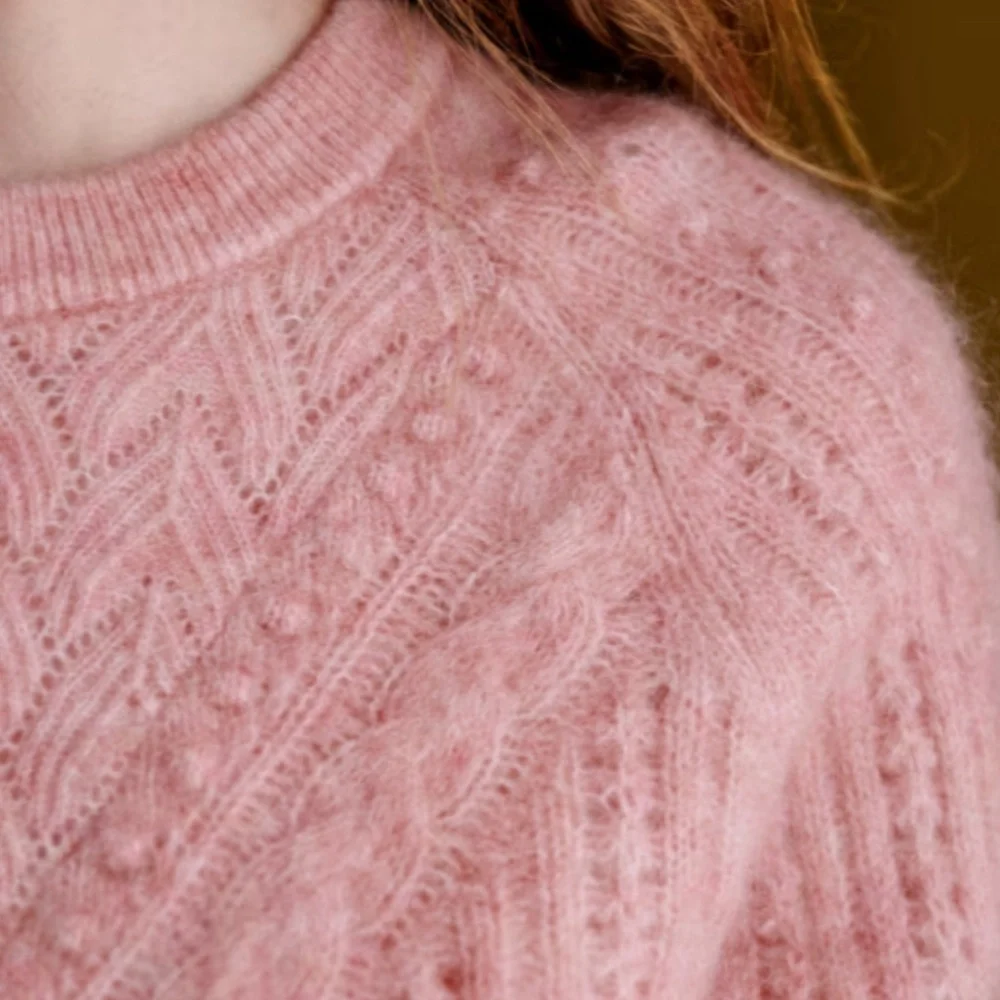 Sezane  Sweater Jake Jumper Medium Rosewood - XL pink - Picture 3 of 10